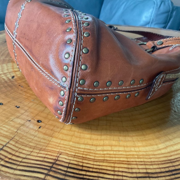 MICHAEL MICHAEL KORS: Astor Studded Leather Bag Satchel Vintage - Picture 5 of 13